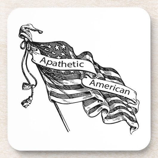 無関心のアメリカ人 コースター (正面)