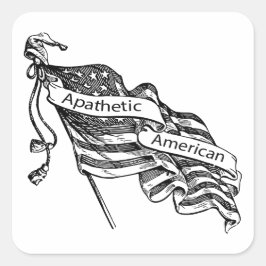 無関心のアメリカ人 スクエアシール