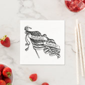 無関心のアメリカ人 スタンダードカクテルナプキン (インサイチュ)