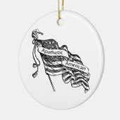 無関心のアメリカ人 セラミックオーナメント (左)