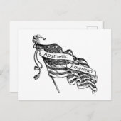 無関心のアメリカ人 ポストカード (正面/裏面)