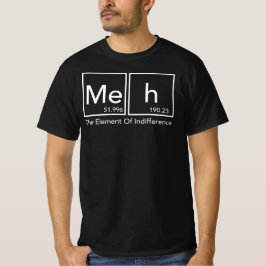 無関心の周期タブの要おもしろい素を表す Tシャツ