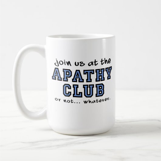 無関心クラブ 楽しいマグカップ コーヒーマグカップ (左)