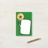 無関心顔不平 ポストイット (デスク上)