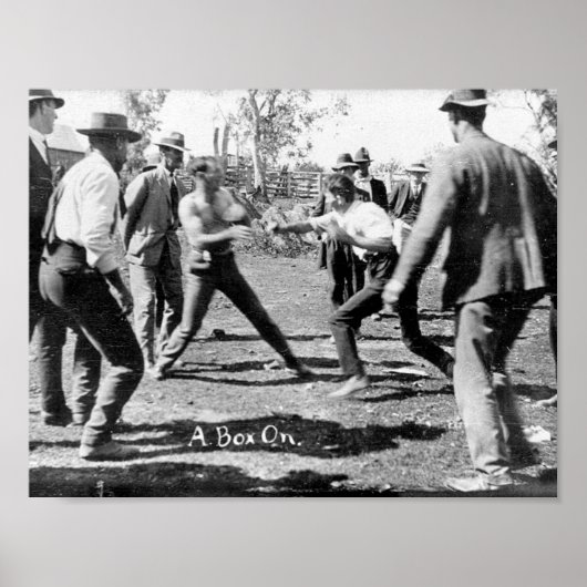 無防備な闘い ポスター (正面)