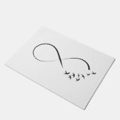 無限つばめの記号 ドアマット (アングル)