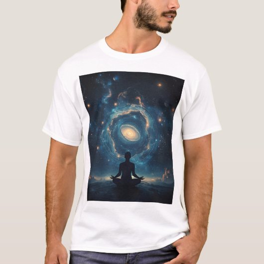 🌌 無限との統合:涅槃 Tシャツ (正面)