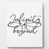 無限と無限の愛のカップルの型を超える フォトプラーク (正面)