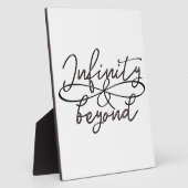 無限と無限の愛のカップルの型を超える フォトプラーク (側面)