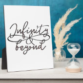 無限と無限の愛のカップルの型を超える フォトプラーク (側面)