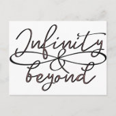 無限と無限の愛のカップルの型を超える ポストカード (正面)