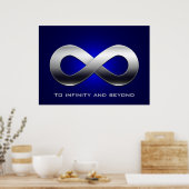 無限と超へ – 数学ポスター ポスター (キッチン)