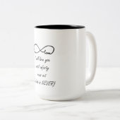 「無限に出るま走で愛す ツートーンマグカップ (正面右)