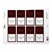 無限に到達する魂 ラベル (フルシート)