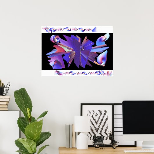 無限に広がる ポスター (ホームオフィス)