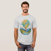 無限に探索 – アドベンチャー待ち Tシャツ (正面フル)