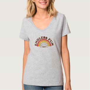 無限のおもしろい Tシャツ