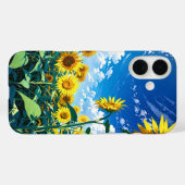 無限のアニメひまわり畑 Case-Mate iPhoneケース (裏面 (横))