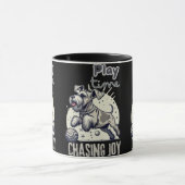 無限のエネルよくはしゃぐギー：グレードッグズボールチェイス マグカップ (中央)