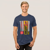 無限のエネルギーを持つ街、東京ライジング|過去記事 トライブレンドTシャツ (正面全面)