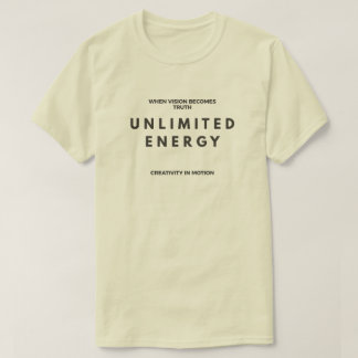 無限のエネルギー - モダン ミニマリスト Tシャツ