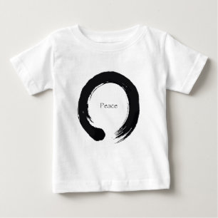 無限のエンソのシンボル – 平和 ベビーTシャツ