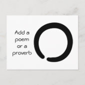 無限のエンソ記号 ポストカード (正面)