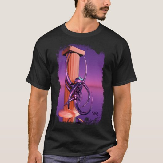 無限のサソリの眼球の深淵 Tシャツ (正面)