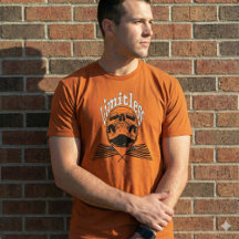 無限のスカル グランジ アメリカ国旗スタイル T シャツ