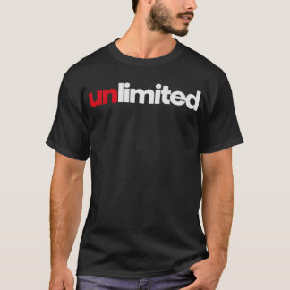 無限のタイポグラフィTシャツ Tシャツ