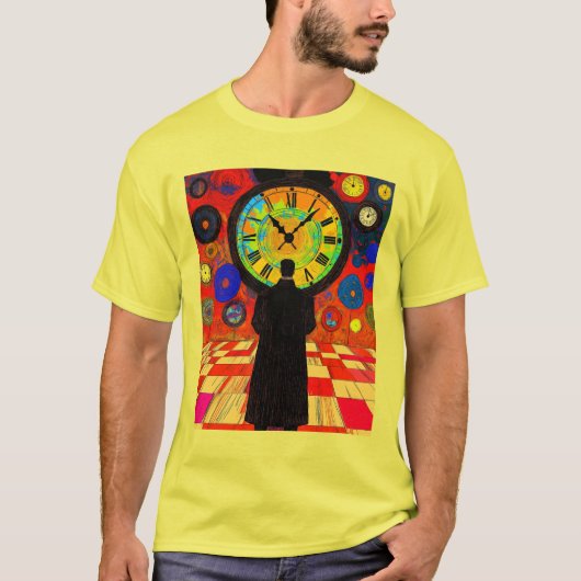 無限のタイムループの世界にステップイン Tシャツ (正面)