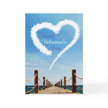 無限のパスとハートクラウド – バレンタインのカード