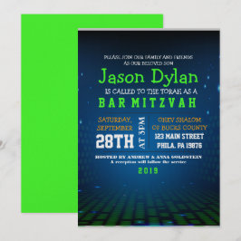 無限のビデオゲーム バー ミツバ祭招待状 招待状