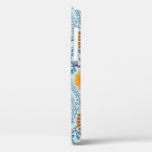 無限のフローラと蝶のテクスチャ。 Case-Mate iPhoneケース (裏面 / 左)