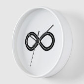 無限のミニマリズム 壁時計 (傾斜)