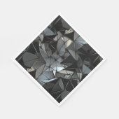 無限のモノクロ： スタンダードランチョンナプキン (角)