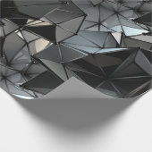 無限のモノクロ： ラッピングペーパー (角)