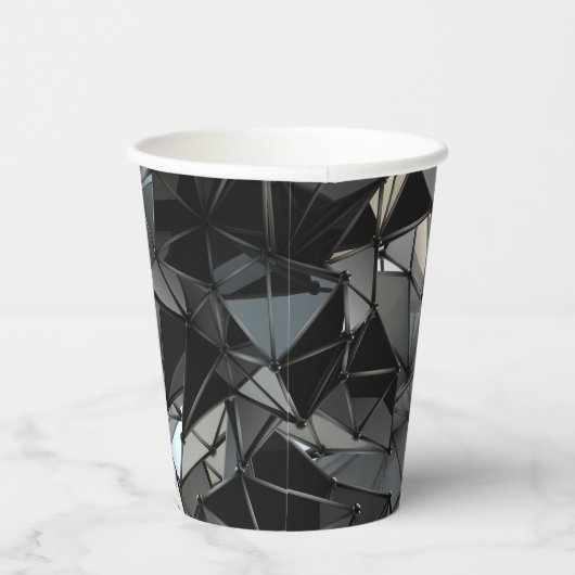 無限のモノクロ： 紙コップ (右)