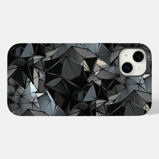 無限のモノクロ： iphone case Case-Mate iPhoneケース (裏面 (横))