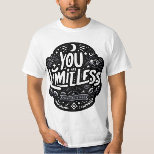無限のユーザー – 強力なやる気を起こさせる引用文 Tシャツ