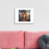 無限のラグジュアリー：ルーカラフルプ キャンバスプリント (インサイチュ (リビング))