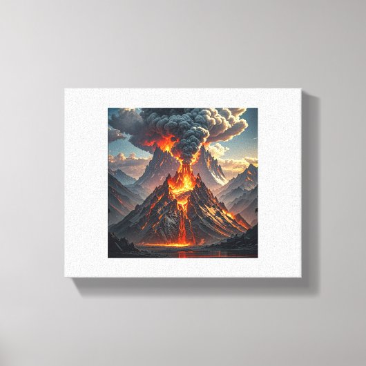 無限のラグジュアリー：ルーカラフルプ キャンバスプリント (正面)