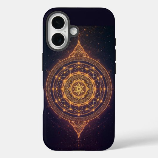 無限の光の扉 - 聖なる曼荼羅 Case-Mate iPhoneケース (裏面)