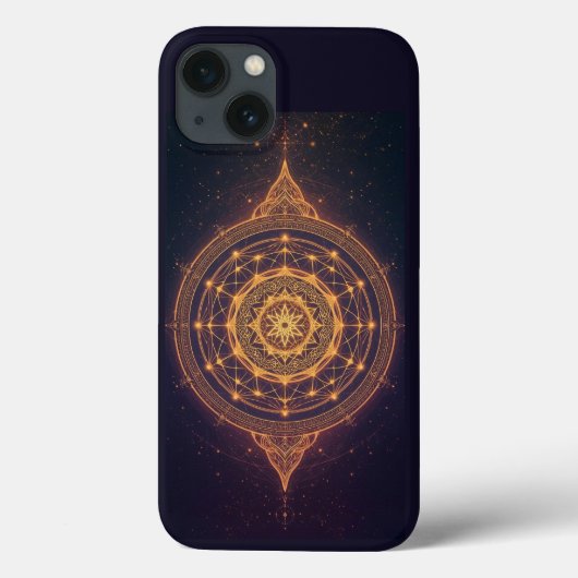 無限の光の扉 - 聖なる曼荼羅 Case-Mate iPhoneケース (裏面)