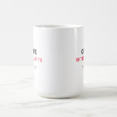 無限の創造 インスピレーションを繰り返す コーヒーマグカップ (中央)