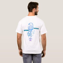 無限の力 ハヌマンデザイン | スピリチュアルヒンドゥー Tシャツ