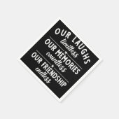 無限の友情を描く無限の記憶 スタンダードカクテルナプキン (角)