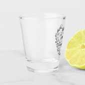 無限の友情引用文 ショットグラス (左)