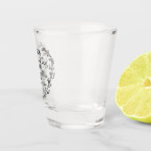 無限の友情引用文 ショットグラス (右)