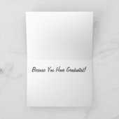 無限の可能性の卒業カード カード (内部)